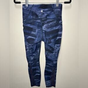 Lululemon Women’s Train Times Crop Multi-Midnight Luxtreme size 6